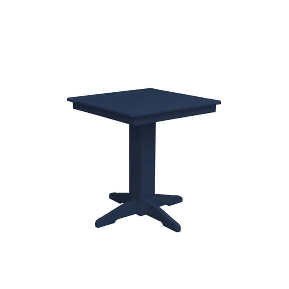 Keystone Amish Co. Poly Composite Square Counter Table, 33 in., Patriot Blue