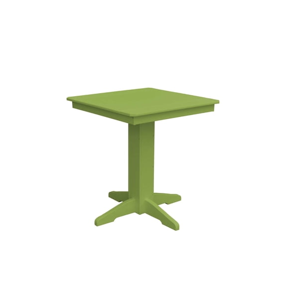 Keystone Amish Co. Poly Composite Square Counter Table, 33 in., Tropical Lime