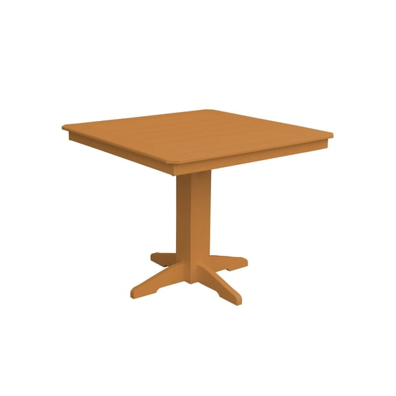 Keystone Amish Co. Poly Composite Square Counter Table, 44 in., Cedar