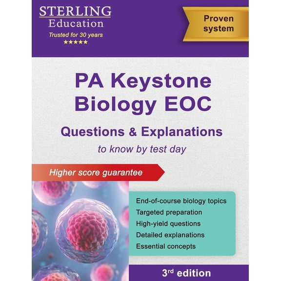 Keystone Biology EOC Questions & Explanations: Pennsylvania Biology End-of-Course Assessment Preparation, (Paperback)