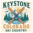 thumbnail image 1 of Keystone Colorado Vintage Design Souvenir Decorative Vinyl Decal Sticker 4-Inch, 1 of 4