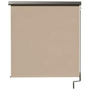 Keystone Fabrics Noble Shades Premium Outdoor Sun Shade (with valance) 70 - 79 Inches Cashew 72 in w x 96 in l