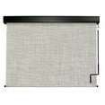 thumbnail image 1 of Keystone Fabrics PVC Outdoor Patio Sun Shade with Valance 8ft Wide (Gray/Beige), 1 of 10