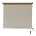 thumbnail image 1 of Keystone Fabrics Premium Outdoor Roller Patio Sun Shade 7ft Wide (Tan), 1 of 10