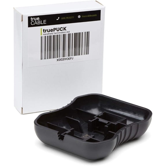 Keystone Jack Punch Down Stand, 90 Degree Handheld Termination Aid, truePUCK