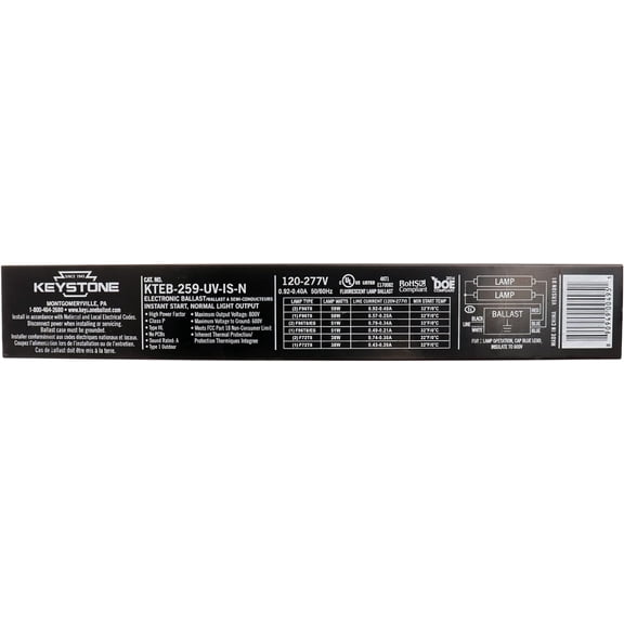 Keystone KTEB-259-UV-IS-N