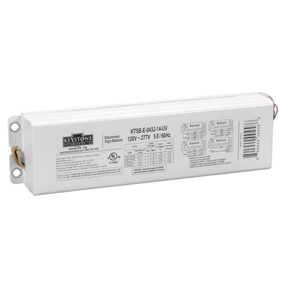 Keystone KTSB-E-0432-14-UV Electronic Sign Ballast