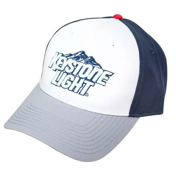 Keystone Light 48938 Keystone Light White & Blue Adjustable Hat