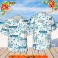 thumbnail image 1 of Keystone Light Beer Tropical Flower Pattern Hawaiian Shirt Gift For Beach Trip, 1 of 3