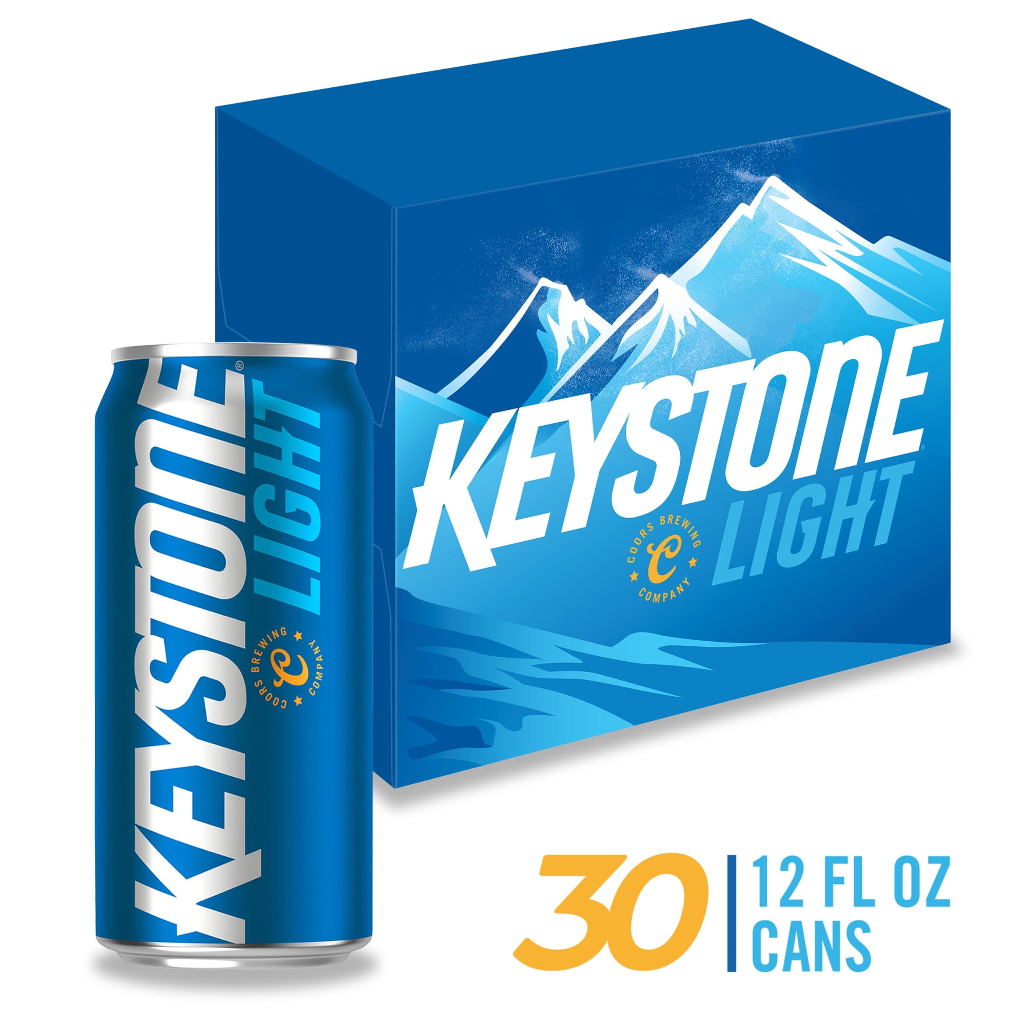 Keystone Light Lager Beer 30 Pack 12