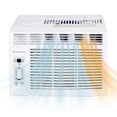 thumbnail image 1 of Keystone New 12,000 BTU 550 Sq Ft Window Air Conditioner with 11,000 BTU Supplemental Heat, White, 1 of 17
