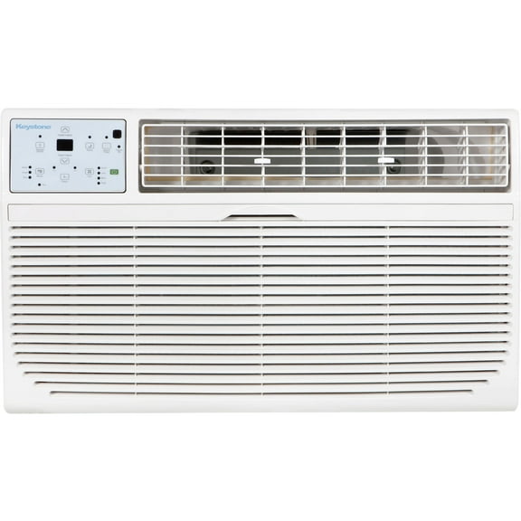 Keystone 14,000 BTU 230V Through-the-Wall Air Conditioner with 10,600 BTU Supplemental Heat Capability, KSTAT14-2HD