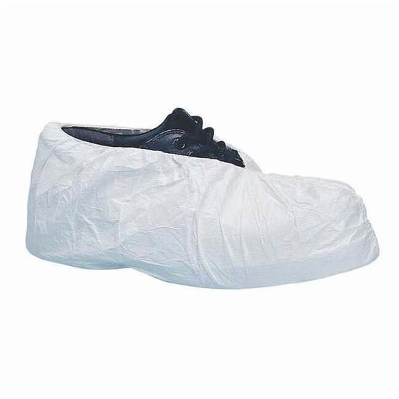 Keystone Safety Shoe Covers,L,wtrprf,Polypropylene,PK300 SC-SS-LRG-WHITE