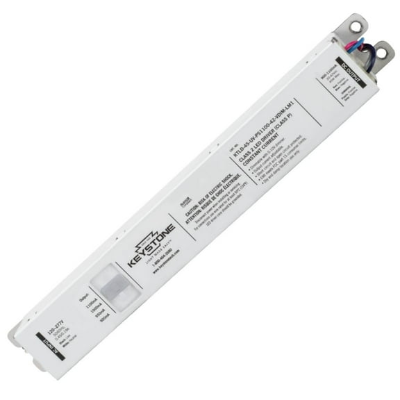 Keystone LED Driver, 0-10V, 9-1/2 in - L, 1PK KTLD-45-UV-PS1100-42-VDIM-LM1