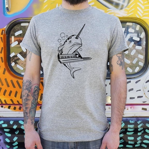 Keytar Narwhal Unisex T-Shirt Tee Sweatshirt Hoodie Tank Top
