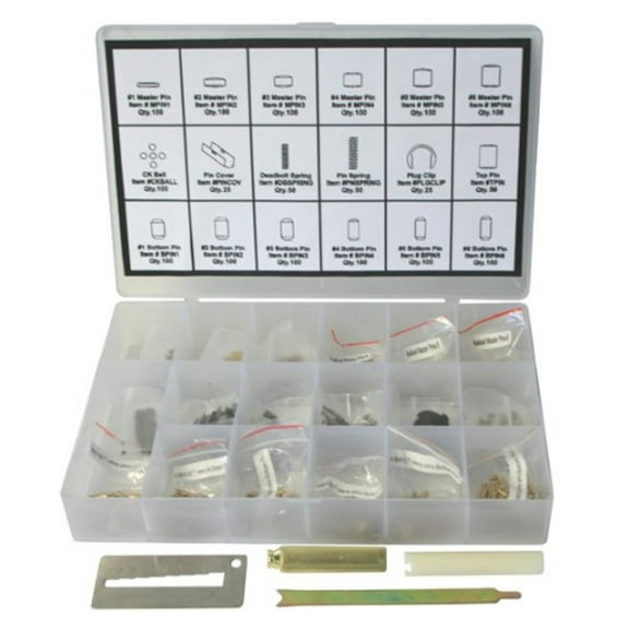 Keyway Compatible Rekey Pins Kit Rekeying Set Tool Box 4 Tools & 100 pins