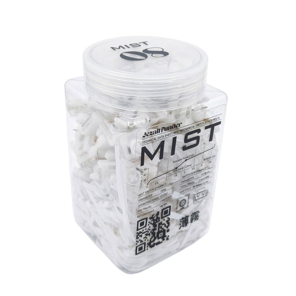 Keyzest Cornix Wireless Split Ergo Keyboard, Low Profile Kailh Mist Silent Hot-Swappable VIAL Support