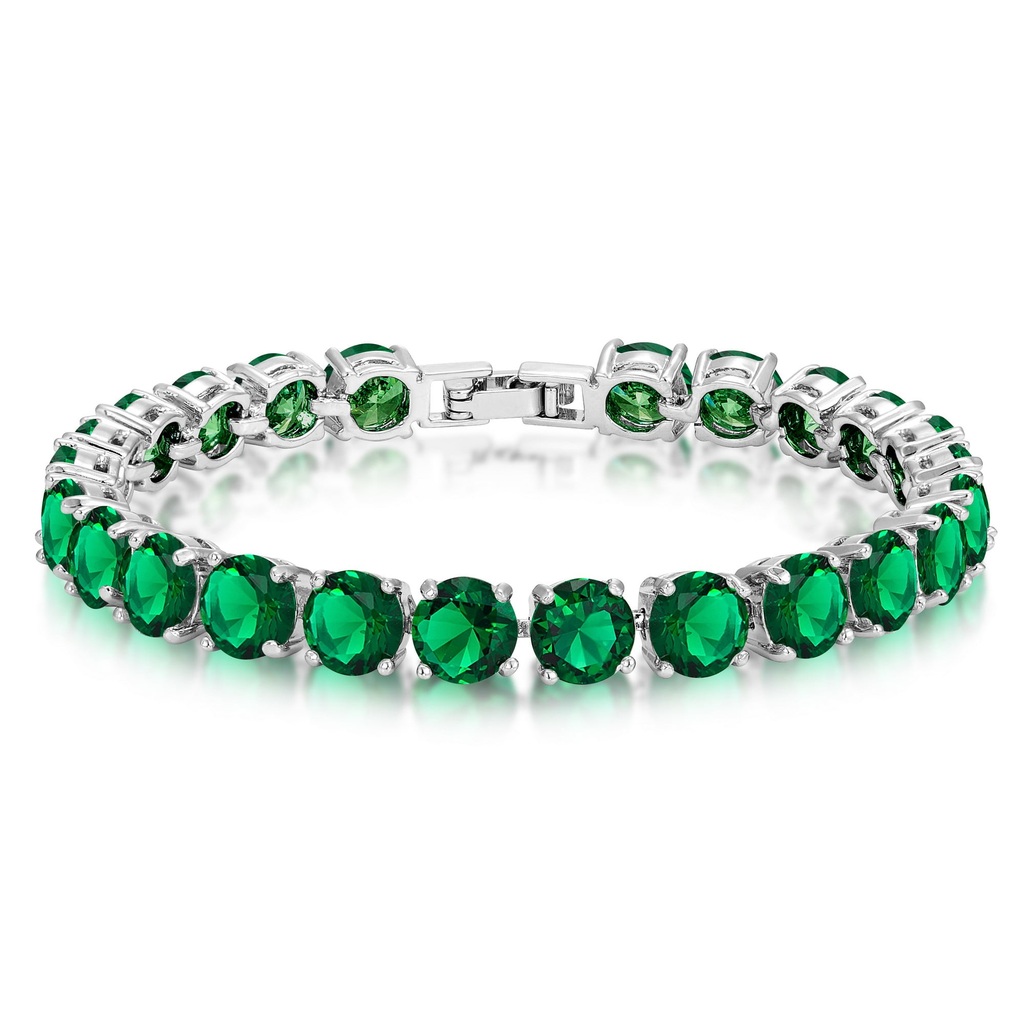 Natural Pave Diamond 925 Sterling Silver Handmade Emerald Bracelet  Anniversary Gift For Her at Rs 7500.00/piece | Jaipur | ID: 25977980530