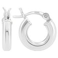 thumbnail image 1 of Kezef Women's 925 Sterling Silver 3mm Hoop Earrings, 12mm (1/2"), 1 of 7