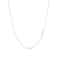 thumbnail image 1 of Kezef 925 Sterling Silver Box Chain Necklace .7mm Sturdy Thin Nickel Free Made in Italy 28" inch, 1 of 7