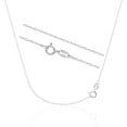 thumbnail image 1 of Kezef Silver Chain Necklace for Women, 925 Sterling Silver 1mm Cable Chain, 24 Inch, Spring-Ring Clasp, Made in Italy, 1 of 7