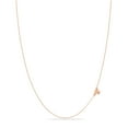 thumbnail image 1 of Kezef Women's Rose Gold Plated 925 Sterling Silver Cable Chain Necklace, 1mm Diamond-Cut 24 inch, 1 of 7