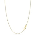 thumbnail image 1 of Kezef Silver Chain Necklace for Women, 925 Sterling Silver 1mm Cable Chain, 15 Inch, Spring-Ring Clasp, Made in Italy, 1 of 7