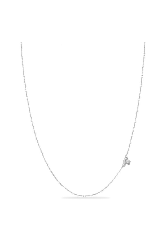 Women's Solid 925 Sterling Silver Cable Chain Necklace, 1mm Diamond-Cut 24 inch
