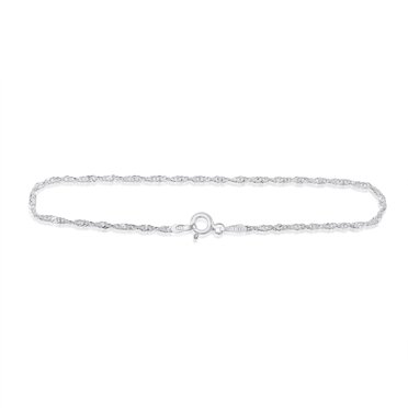 Kezef Catena Singapore Twist In Argento Sterling 925 – Larghezza 2 Mm, Gancetto A Molla, Made In Italy, Ipoallergenica - 2