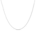 thumbnail image 1 of Kezef Sterling Silver 1mm Polished Bead Ball Chain Necklace 16 inch, 1 of 7