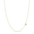 thumbnail image 1 of Kezef Women's 18k Gold Plated 925 Sterling Silver Cable Chain Necklace, 1mm Diamond-Cut 16 inch, 1 of 7