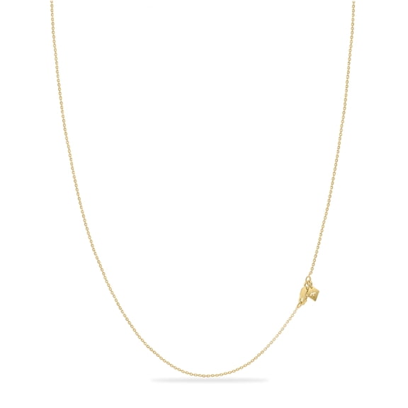 Kezef Women's Solid 925 Sterling Silver Cable Chain Necklace , 1mm Diamond-Cut 18 inch