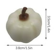 thumbnail image 1 of Kezqiaxn 12Pcs Mini Artificial Pumpkins, Fall Harvests Decoration Simulation Pumpkins Decor Fake Fruit Home Decor for Halloween Thanksgiving Party Decorations (White), 1 of 6