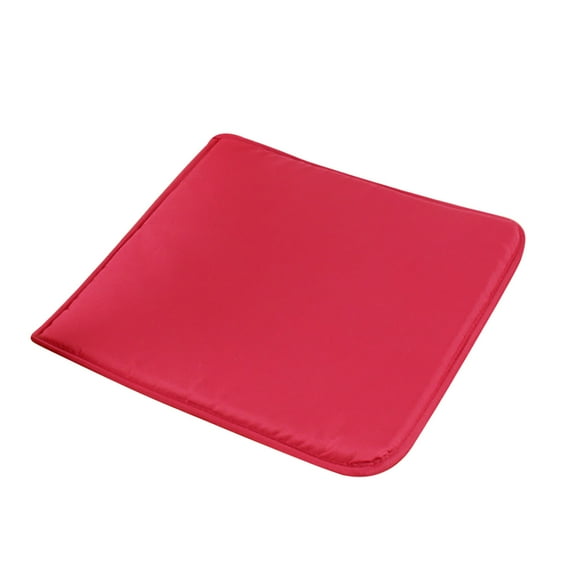 Kezqiaxn 2Pc Outdoor Chair Cushions 15.74Inch Sponge Patio Furniture Cushions Non-Slip Chair Mat Solid Color Student Seat Cushion Fart Cushion Wine