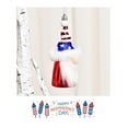 thumbnail image 1 of Kezqiaxn 4Th Of July Home Decor Clearance 2024 New Us Independence Day Electroplated Faceless Doll Red Blue And White Flag Anniversary Tree Pendant Decoration, 1 of 3