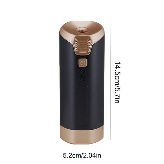Kezqiaxn Aromatherapy Diffuser Essential Oil Diffuser-Ultrasonics Diffusers for Essential Oil Cool Mist Aromatherapy Diffuser Humidifier for Fragrances Oil Black