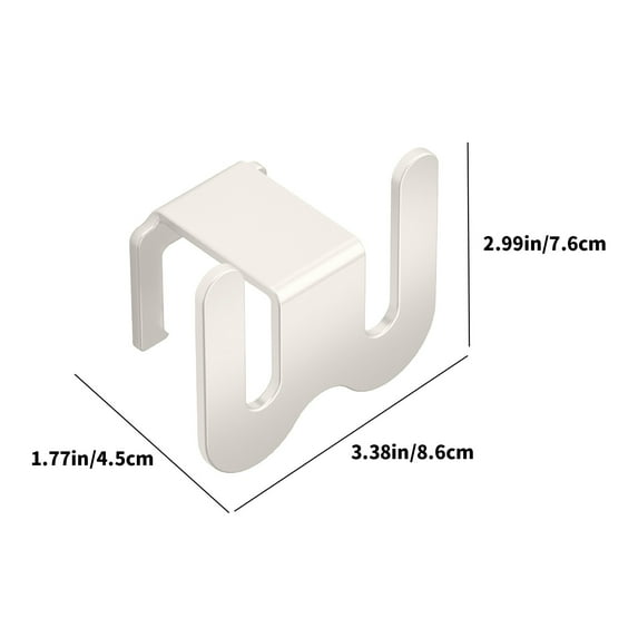 Kezqiaxn Bathroom Organizers and Storage Bathroom Slipper Rack Bathroom Hanging Slide Rack Slipper Hanging Rack Slipper Shoe Rack Wall Mounted Shoe Rack Shoe Perforated Shoe White