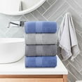 thumbnail image 1 of Kezqiaxn Bathroom Towel Set of 4 Clearance, Cotton Towel Household Water Absorbent Skin Friendly Soft Washcloth Cotton Bathroom Towels for Gym Hotel Spa Hand Towel Washcloths Multicolor, 1 of 6