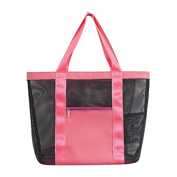 Kezqiaxn Beach Bag 锛?Mesh Beach Bag Beach Tote Bag for Women Large Beach Toy Bag Pool Bag