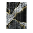 thumbnail image 1 of Kezqiaxn Black Green Marble Shower Curtain, Modern Luxury Gold Veins Exotic Moroccan Green Malachite Glitter Bathroom Curtain Bathtub Decor Waterproofs Fabric Machine Washable Malachite Green Black, 1 of 6