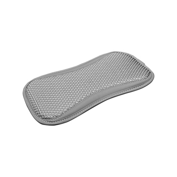 Kezqiaxn Car Center Console Cushion Pad, 13x7Inch Universal Armrest Lift Pad Ice Silk Water-Proof Armrest Seat Box Cover Protector, Comfortable Car Decor Accessories for Most Cars/Vehicles/Suv Gray