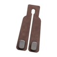 thumbnail image 1 of Kezqiaxn Car Hooks for Headrest, 2 in 1 Car Seat Back Storage Hook, 2PCS Purse Hook for Car, Sturdy&Easy to Use, Premium Leather Car Headrest Hook for Bags Grocessories Brown, 1 of 5