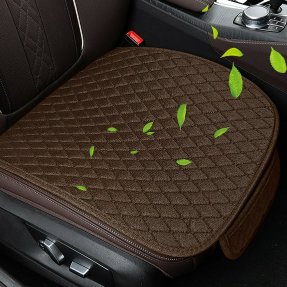 Kezqiaxn Car Seat Cushion For Long Drives, Car Seat Protector Car Front Seat Covers Non-Slip Breathable Four Seasons Universal Car Cushion For Car Suv Truck