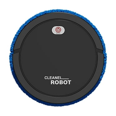 Kezqiaxn Car Vacuum Cleaners Floor Mopping Robot Fully Automatic Wet and Dry Use USB Charging Floor Mopping Machine Household Floor Mopping Machine Black