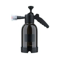 Kezqiaxn Car Wash Sprayer Foam Sprayer, 2L Continuous Hand Pump Pressure Sprayer for Home, Flowers and Plants, Garden, Car Watering Pot Garden Spray Bottle Black