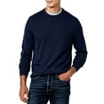 thumbnail image 1 of Kezqiaxn Casual Shirts for Men Fashion Knitted Long Sleeve Crew Neck Pullover Tops Plus Size Shirt Mens Clothes, 1 of 8