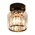 thumbnail image 1 of Kezqiaxn Ceiling Light Corridor Lights Balcony Porch Lights Entrance Lights Modern and Crystal Lights Light In The Bedroom Ceiling Lights. Black, 1 of 6