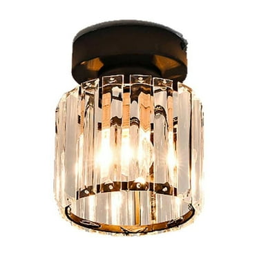 Kezqiaxn Ceiling Light Clearance Corridor Lights Balcony Porch Lights Entrance Lights Modern and Crystal Lights Light In The Bedroom Ceiling Lights. Black