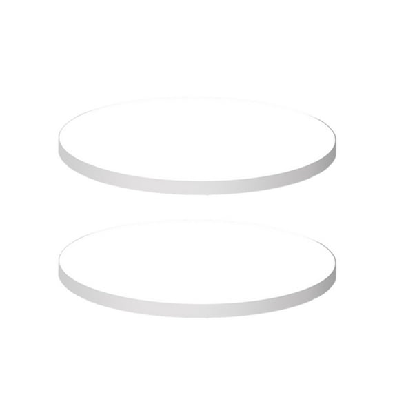 Kezqiaxn Ceiling Light Tight and Aviod Insect Recessed 9 Inch Ceiling Light (White Housing), 18W Bedroom Kitchen Mount LED Light Fixture, Acrylic, 2-Pack White