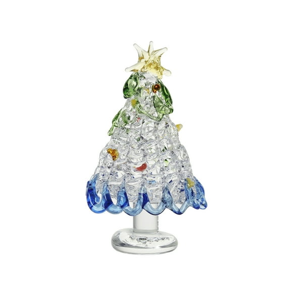 Kezqiaxn Ceramic Christmas Tree Clearance Mini Glass Christmas Tree 2024 Desktop Small Christmas Tree Decoration Holiday Home Office Centerpiece Table Decorations